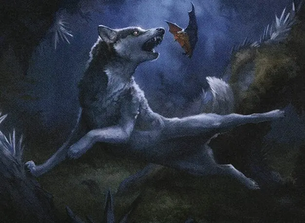 Art detail — Bounding Wolf