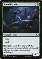 Bounding Wolf — Innistrad: Midnight Hunt