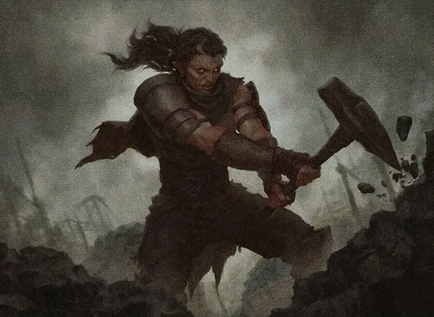 Art detail — Burly Breaker // Dire-Strain Demolisher