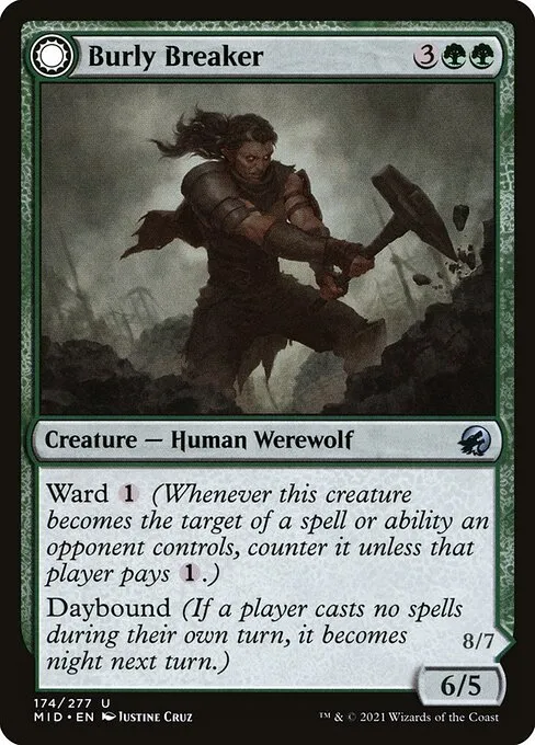Burly Breaker // Dire-Strain Demolisher — Innistrad: Midnight Hunt
