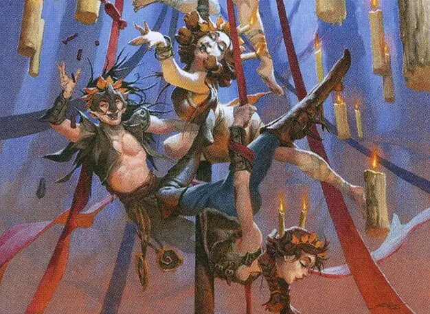 Art detail — Contortionist Troupe