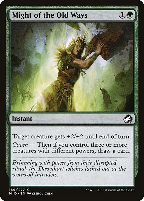Might of the Old Ways — Innistrad: Midnight Hunt