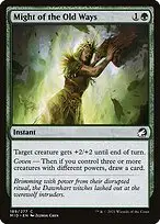Might of the Old Ways — Innistrad: Midnight Hunt