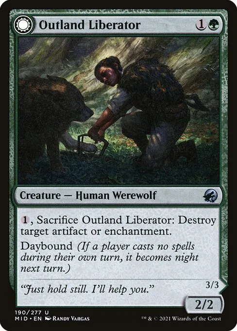 Outland Liberator // Frenzied Trapbreaker — Innistrad: Midnight Hunt