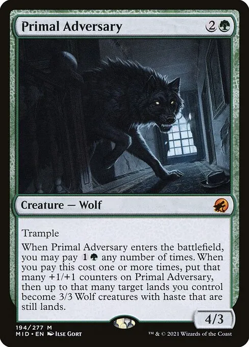 Primal Adversary — Innistrad: Midnight Hunt