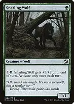 Snarling Wolf — Innistrad: Midnight Hunt