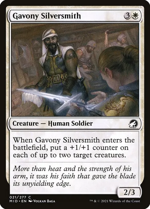 Gavony Silversmith — Innistrad: Midnight Hunt
