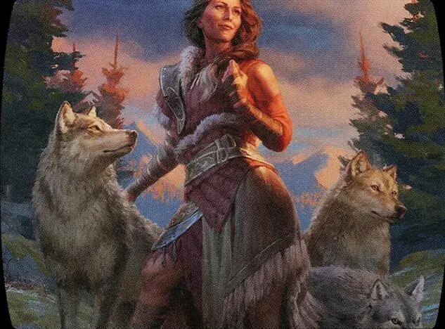 Art detail — Arlinn, the Pack's Hope // Arlinn, the Moon's Fury