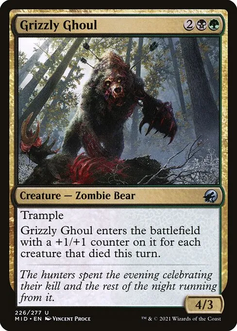 Grizzly Ghoul — Innistrad: Midnight Hunt