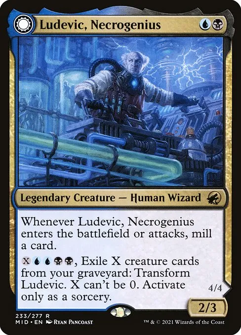 Ludevic, Necrogenius // Olag, Ludevic's Hubris — Innistrad: Midnight Hunt