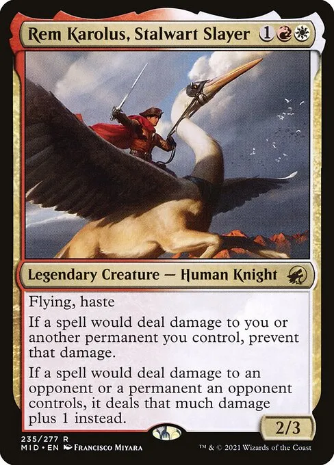 Rem Karolus, Stalwart Slayer — Innistrad: Midnight Hunt