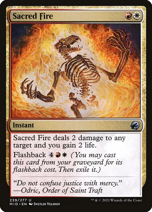 Sacred Fire — Innistrad: Midnight Hunt