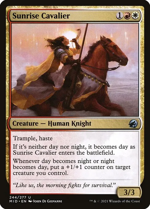 Sunrise Cavalier — Innistrad: Midnight Hunt