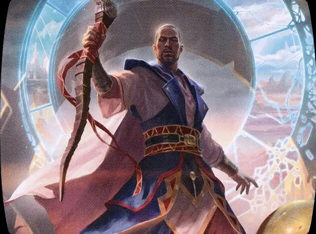 Art detail — Teferi, Who Slows the Sunset