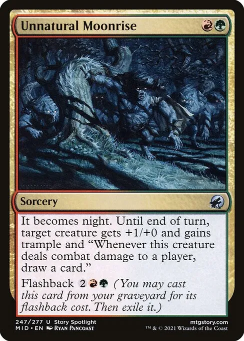 Unnatural Moonrise — Innistrad: Midnight Hunt