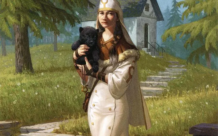 Art detail — Arlinn, the Pack's Hope // Arlinn, the Moon's Fury