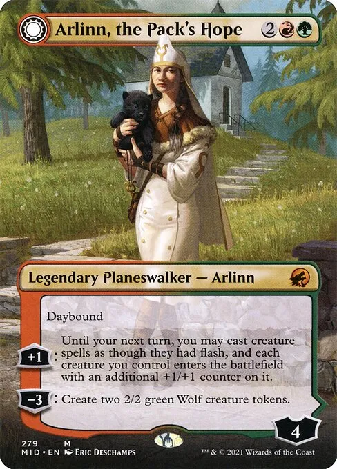 Arlinn, the Pack's Hope // Arlinn, the Moon's Fury — Innistrad: Midnight Hunt