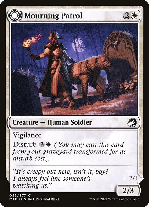 Mourning Patrol // Morning Apparition — Innistrad: Midnight Hunt