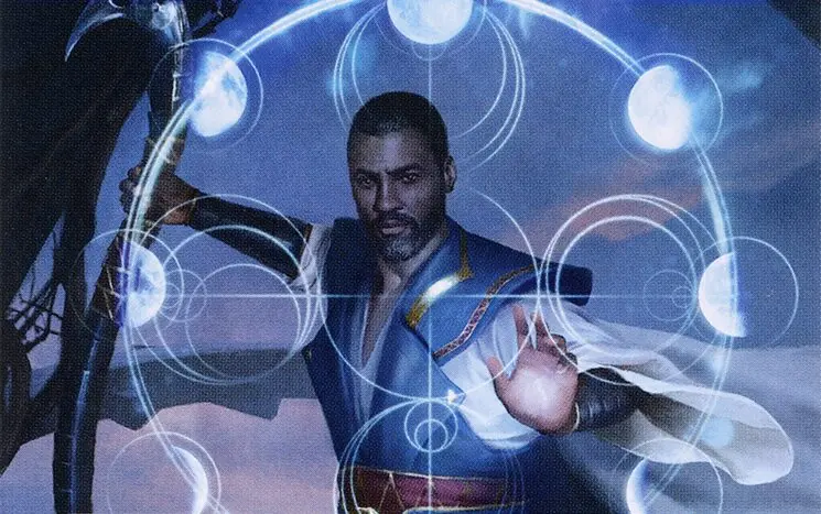 Art detail — Teferi, Who Slows the Sunset