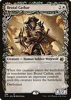 Brutal Cathar // Moonrage Brute — Innistrad: Midnight Hunt