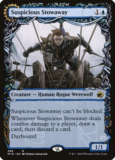 Suspicious Stowaway // Seafaring Werewolf — Innistrad: Midnight Hunt