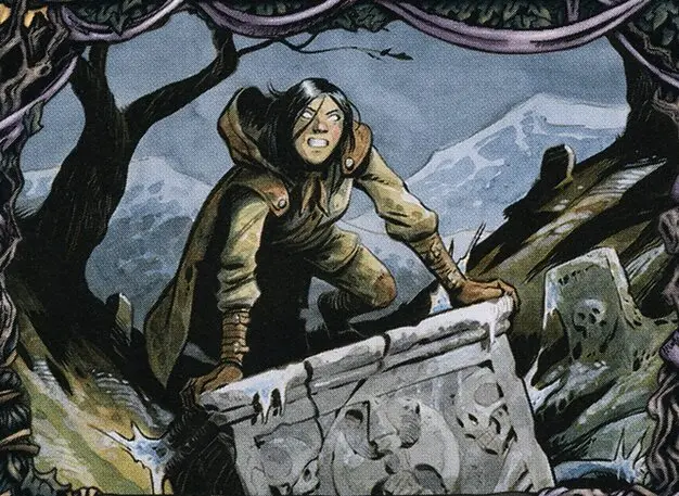 Art detail — Graveyard Trespasser // Graveyard Glutton