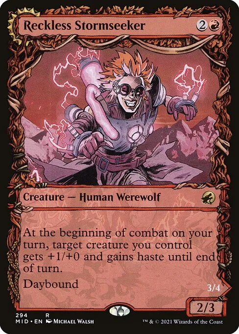 Reckless Stormseeker // Storm-Charged Slasher — Innistrad: Midnight Hunt