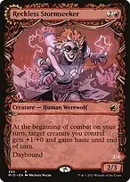Reckless Stormseeker // Storm-Charged Slasher — Innistrad: Midnight Hunt