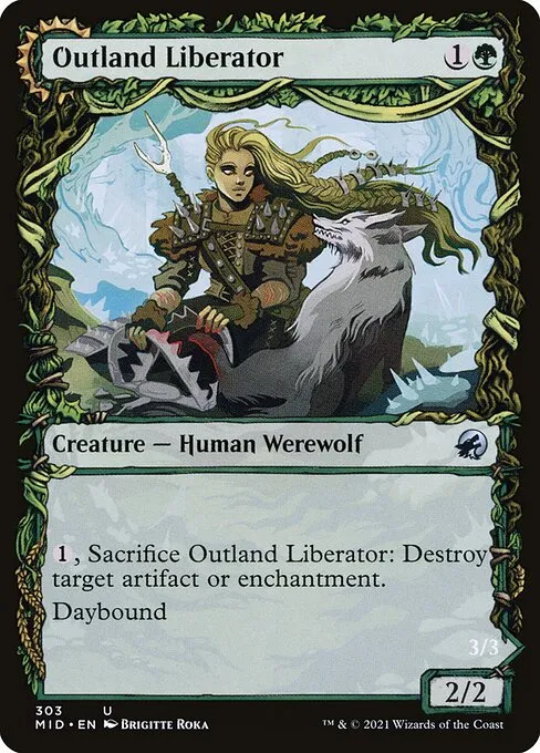Outland Liberator // Frenzied Trapbreaker — Innistrad: Midnight Hunt