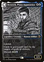 Dennick, Pious Apprentice // Dennick, Pious Apparition — Innistrad: Midnight Hunt