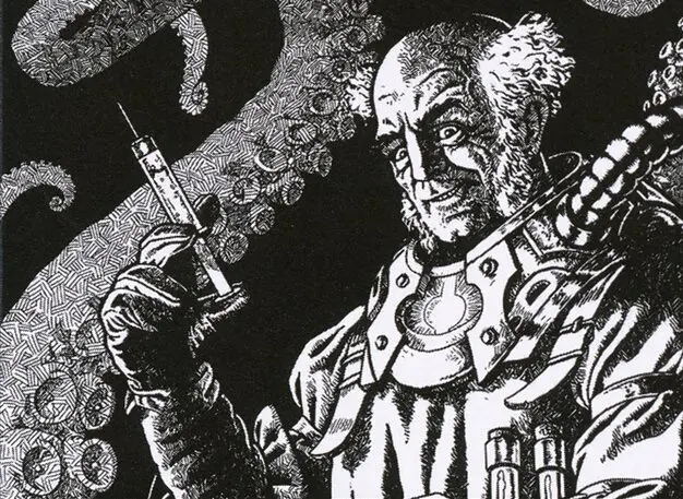 Art detail — Ludevic, Necrogenius // Olag, Ludevic's Hubris