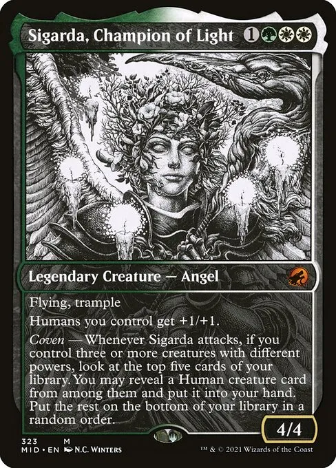 Sigarda, Champion of Light — Innistrad: Midnight Hunt