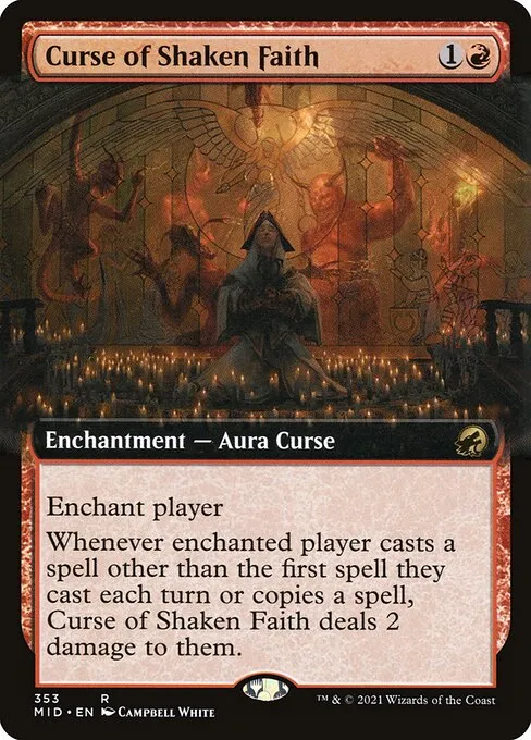 Curse of Shaken Faith — Innistrad: Midnight Hunt