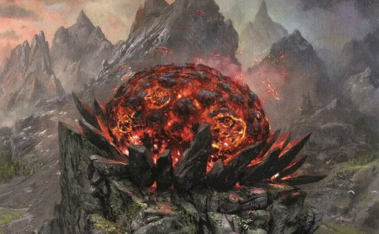 Art detail — Smoldering Egg // Ashmouth Dragon