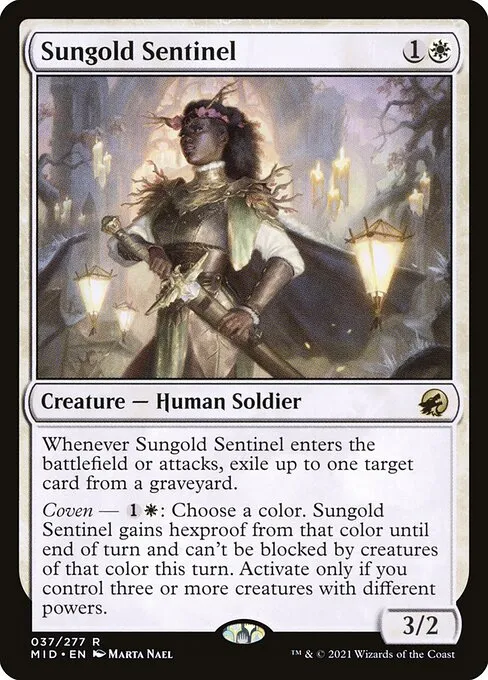 Sungold Sentinel — Innistrad: Midnight Hunt