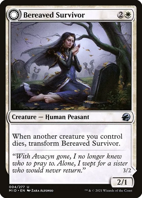 Bereaved Survivor // Dauntless Avenger — Innistrad: Midnight Hunt