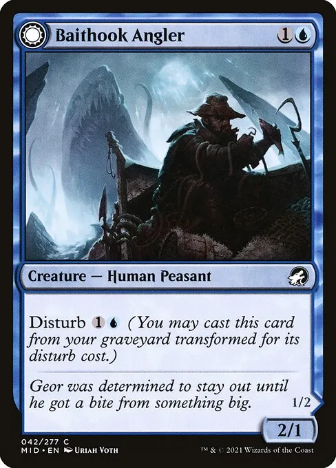 Baithook Angler // Hook-Haunt Drifter — Innistrad: Midnight Hunt