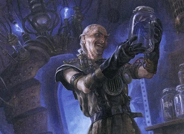 Art detail — Delver of Secrets // Insectile Aberration