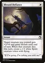 Blessed Defiance — Innistrad: Midnight Hunt