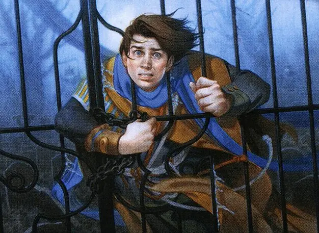 Art detail — Locked in the Cemetery