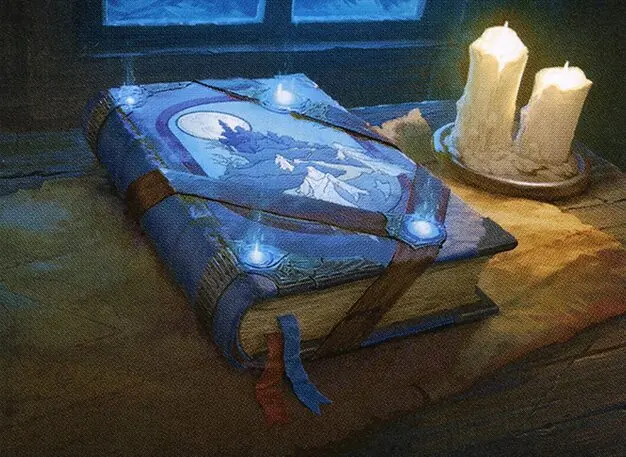 Art detail — Mysterious Tome // Chilling Chronicle