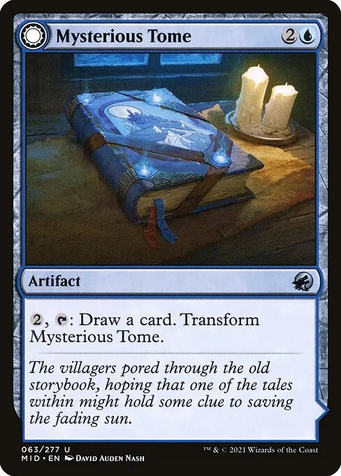 Mysterious Tome // Chilling Chronicle — Innistrad: Midnight Hunt