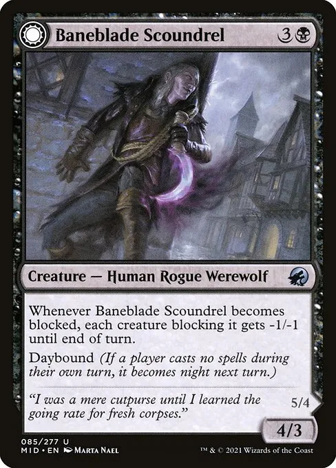 Baneblade Scoundrel // Baneclaw Marauder — Innistrad: Midnight Hunt