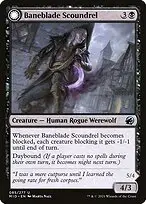 Baneblade Scoundrel // Baneclaw Marauder — Innistrad: Midnight Hunt