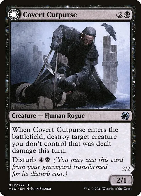 Covert Cutpurse // Covetous Geist — Innistrad: Midnight Hunt