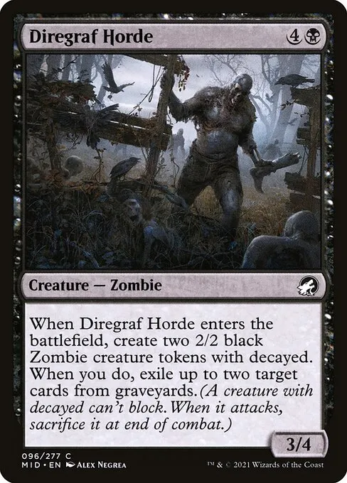 Diregraf Horde — Innistrad: Midnight Hunt