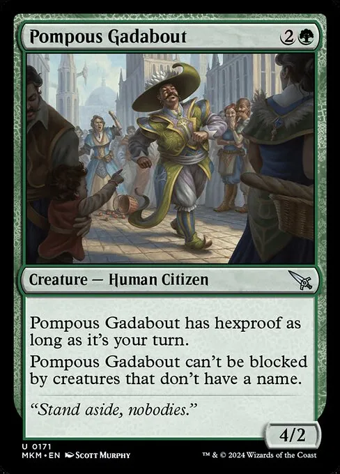 Pompous Gadabout — Murders at Karlov Manor