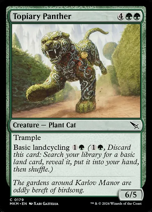 Topiary Panther — Murders at Karlov Manor