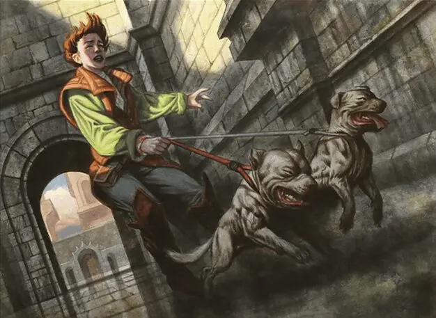 Art detail — Dog Walker