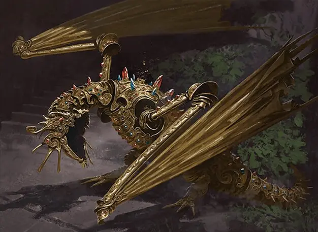 Art detail — Gleaming Geardrake